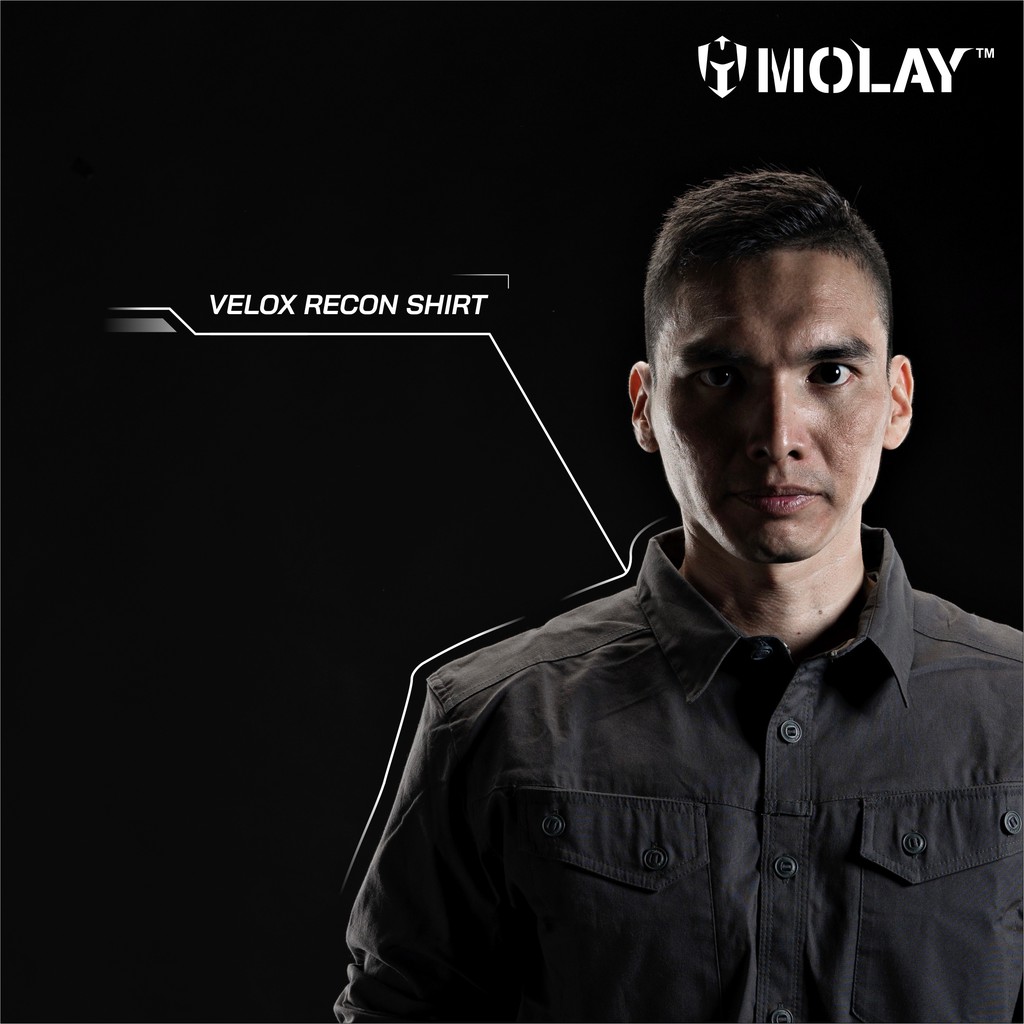 

MOLAY Velox Recon Short Sleeves - Raven Shadow (Kemeja Lengan Pendek MOLAY)