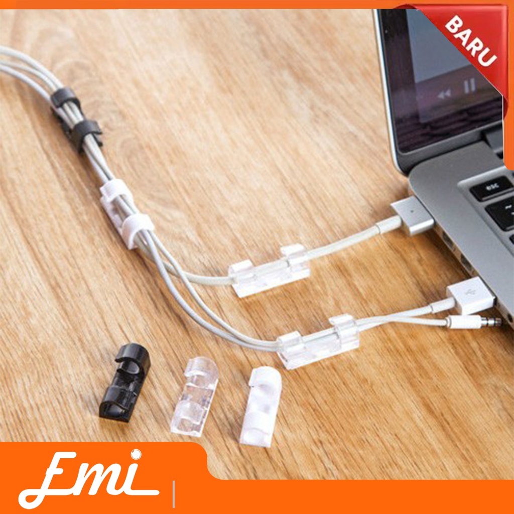 Carprie Klip Kabel Organizer Cable Clip - 20 pcs