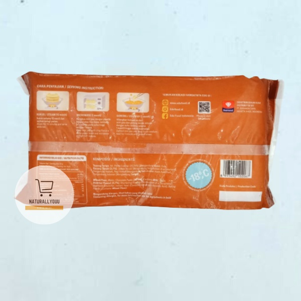 Edo Mini Pau Isi Coklat Kacang 200gr