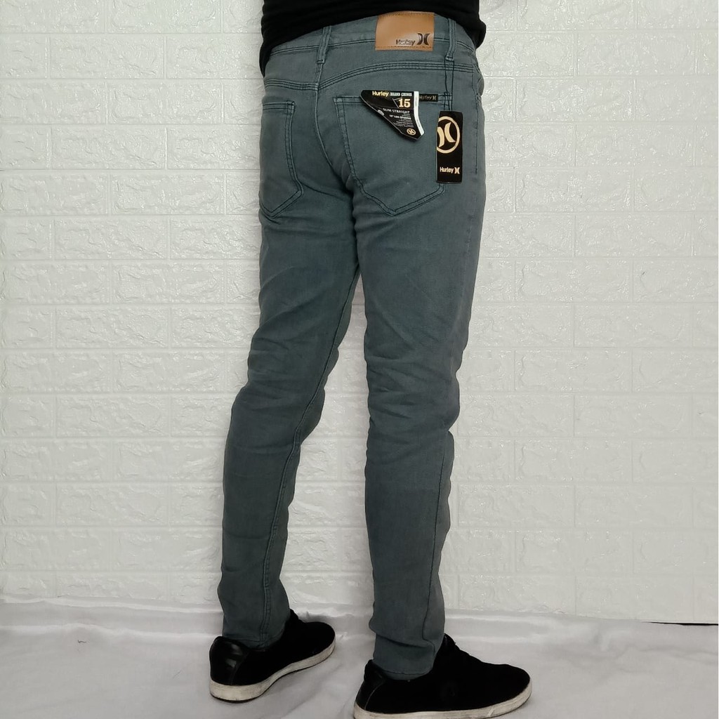 Celana Jeans Bikers Panjang Distro Slimfit Pensil Bahan Stretch Size 28-34