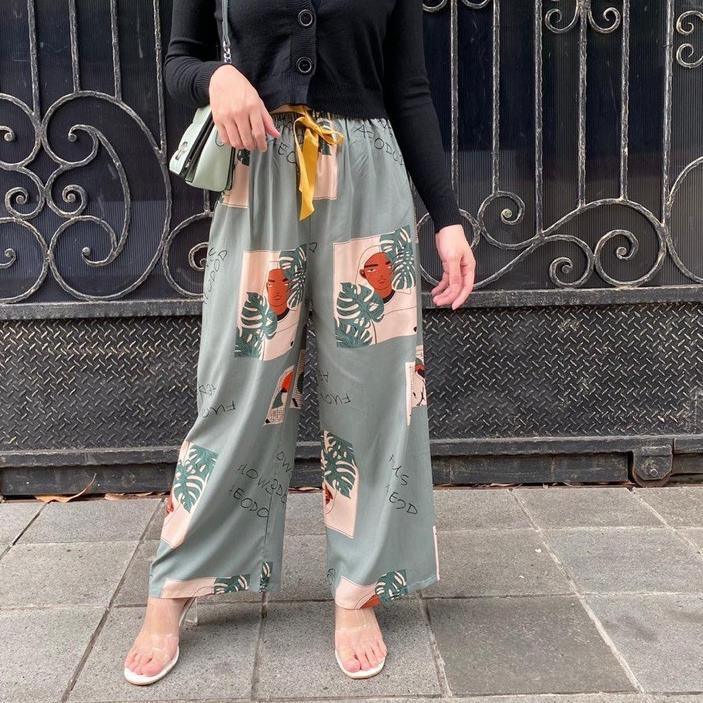 ➺ Stella Pants - Celana Kulot Import Homewear Katun Adem PART 1 ♘