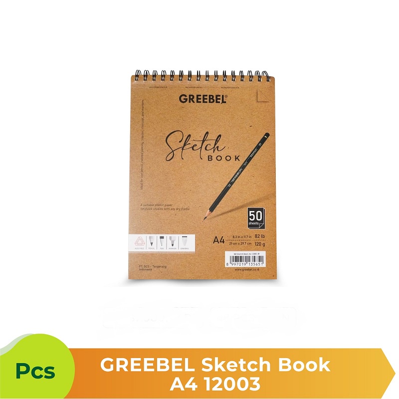 

Greebel Spiral Sketch Book A4 / Sketchbook 12003