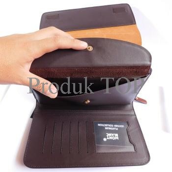 HANDBAG  TAS TANGAN PRIA  WANITA  UNISEX Branded MONTBLANC BROWN ORI  Best Branded