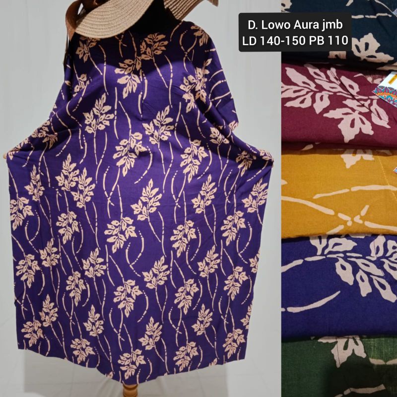 daster batik kelelawar jumbo XXXL LD 140 busui, bahan rayon super tebal dan adem busui-5
