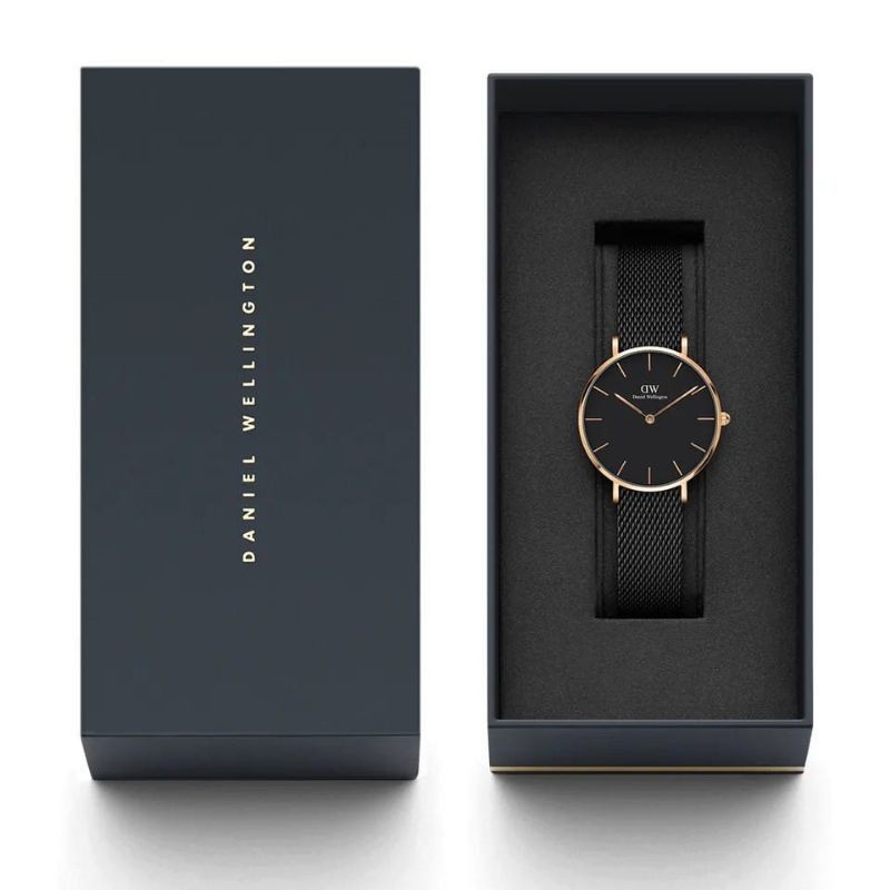 Jam Tangan Wanita Fashion WD Classic Free Box Original Tali Rantai Pasir Stainless