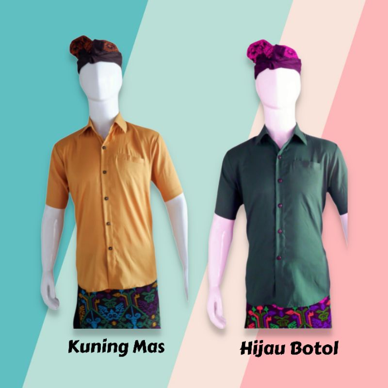 CT Baju Kemeja Pria Lengan Pendek