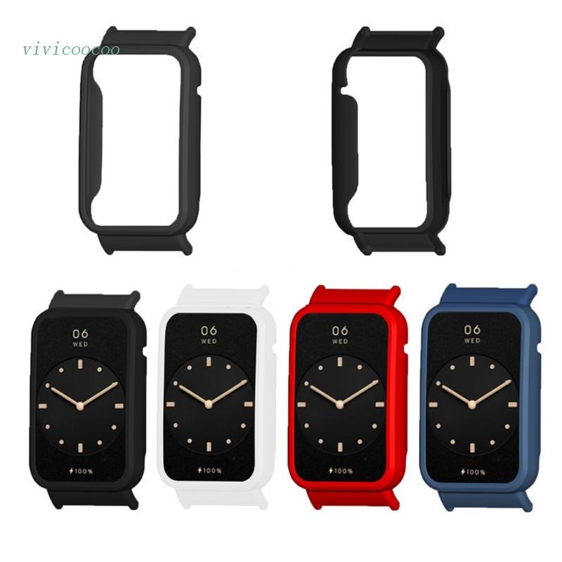 Vivi Casing Pelindung Layar Smartwatch mi band 7 pro Ultra Tipis Dengan Strap Konektor