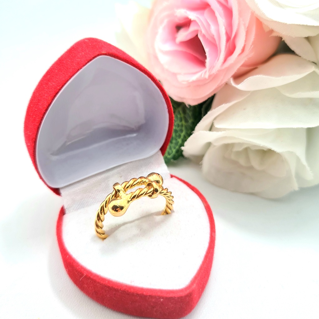 Cincin Emas Muda Lilit 3 Gram