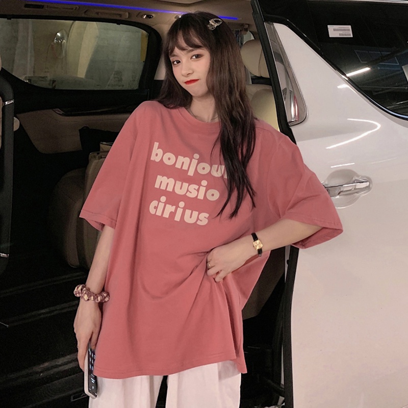 baju kaos wanita lengan pendek / kaos atasan wanita premium / t shirt original korean / baju oversize murah