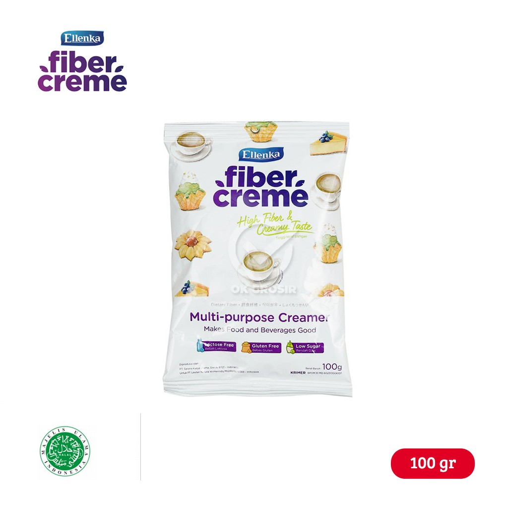 

Ellenka Fiber Creme Original Krim Bubuk (100 g) KEMASAN ASLI