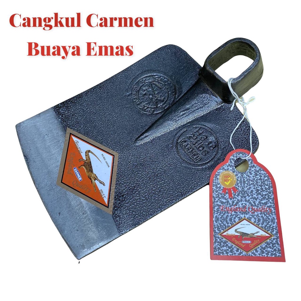 Garansi Cangkul Carmen Buaya Emas Jaminan Original 100% England Quality - Pacul Anti Lengket Asli Buatan Inggris