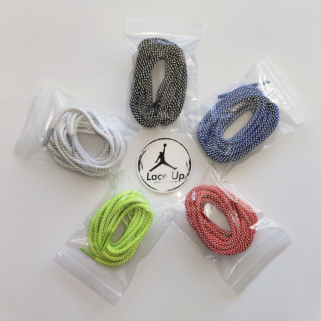 Tali Sepatu Reflective Round | 3M Reflective Sports Rope Laces