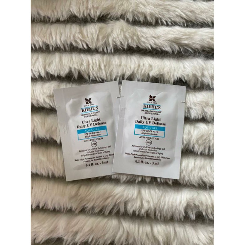 Kiehls ultra light daily uv defense mineral sunscreen 3ml