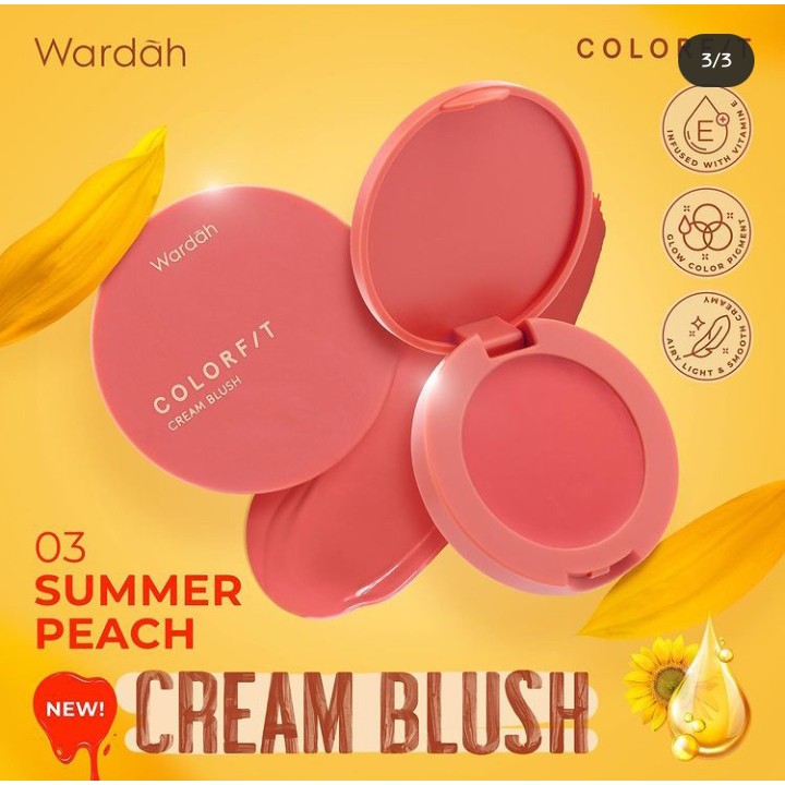 Wardah colorfit cream blush