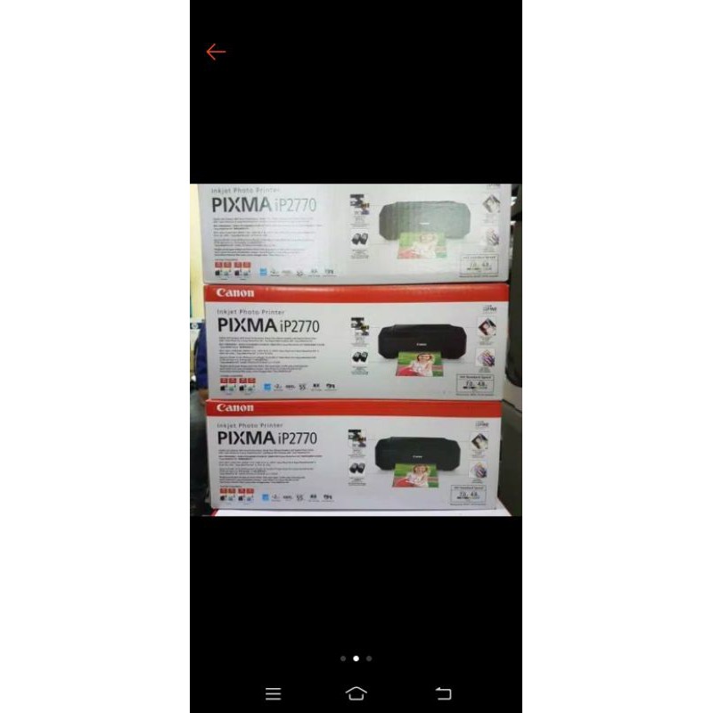 

printer ip 2770 no ink (tanpa catridge)