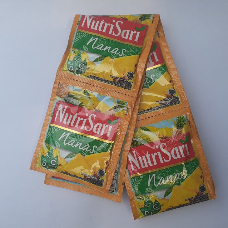 

Nutrisari rasa nanas satu renceng isi 10 pics