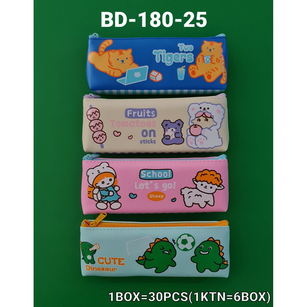 

Tempat Pensil Kain Premium Import Xiao Ling Jing Animal Doll Dino BD 180-25 180-26