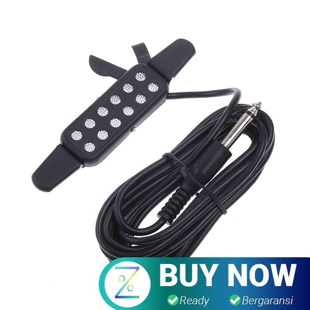 

Fishman Acoustic Guitar 12 Hole Pickup Microphone / Mic Gitar - P-012