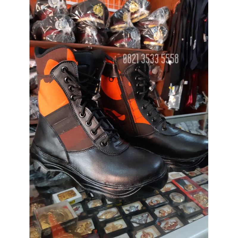 SEPATU PDL PP PEMUDA PANCASILA KULIT