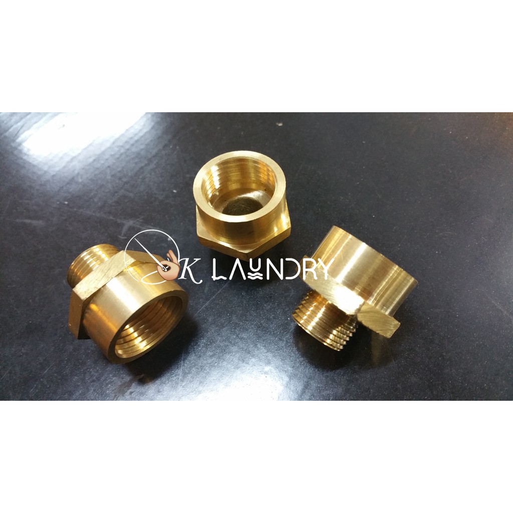 Verlop Ring 3/8 X 1/2 Kuningan