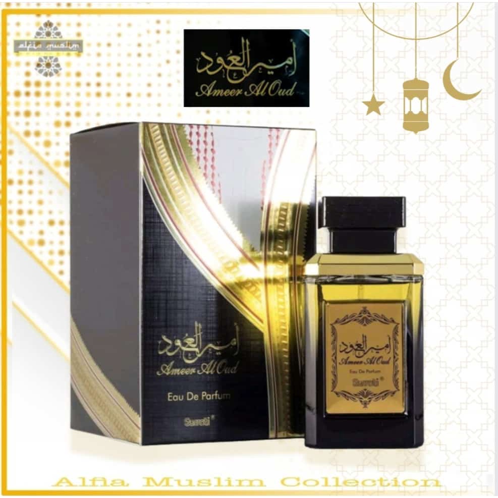 Parfum Ameer Oud Spray 100ml / Parfum Ameer Al Oud EDP Spray 100ml Original by Surrati Makkah PARFUM SURRATI