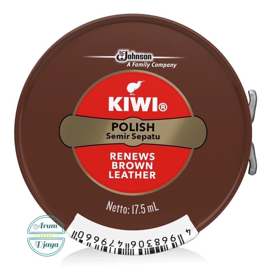 Kiwi Semir Sepatu Coklat Kiwi Paste SP Shoe Polish Semir Sepatu Brown 17.5mL