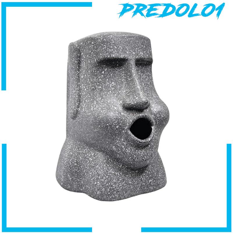 [PREDOLO1] Tissue Box Holder, Moai Sculpture Funny Novelty for Living Room Bedroom