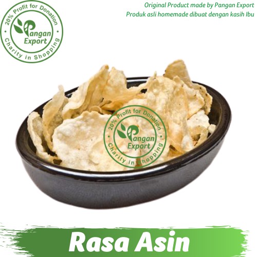 

Emping Melinjo Gurih Crunchy (Medium) Kualitas Export DiGoreng Fresh