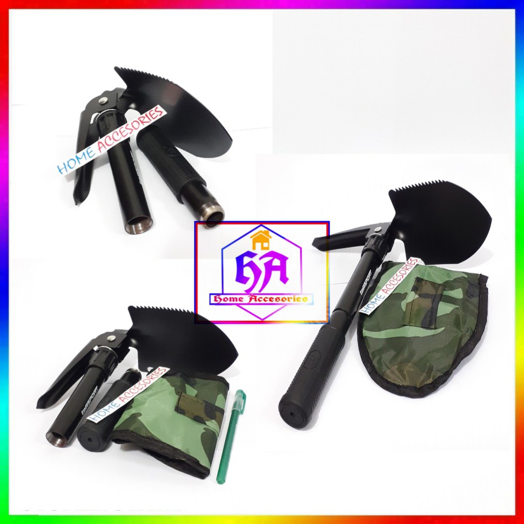 SEKOP MINI LIPAT/PACUL SEKOP LIPAT MILITER PORTABLE SURVIVAL/Pacul Sekop Lipat Military Portable