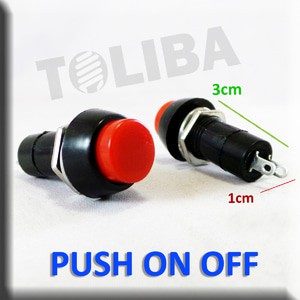 switch saklar push on off besar bulat on-off