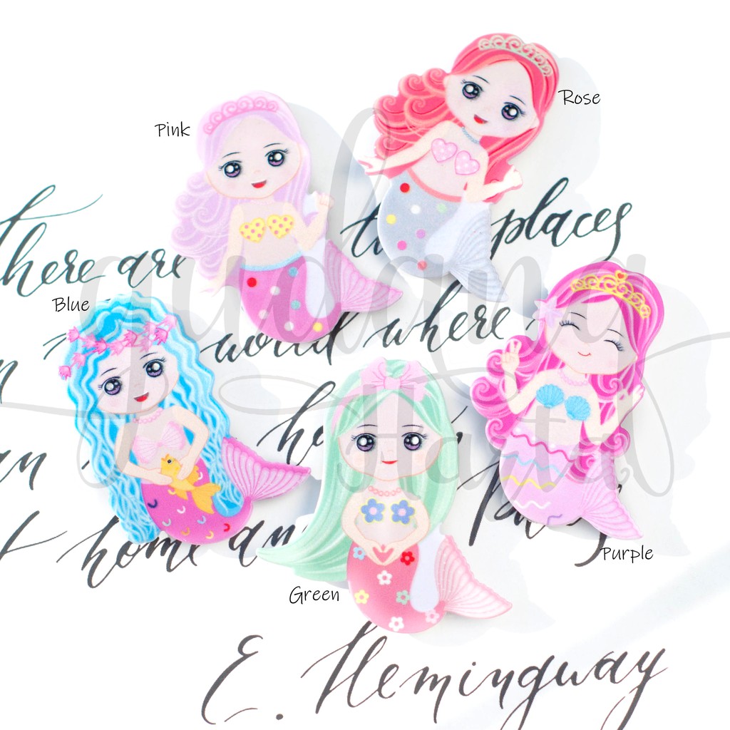 Jepit Rambut Mermaid Princess Lucu GG 201241