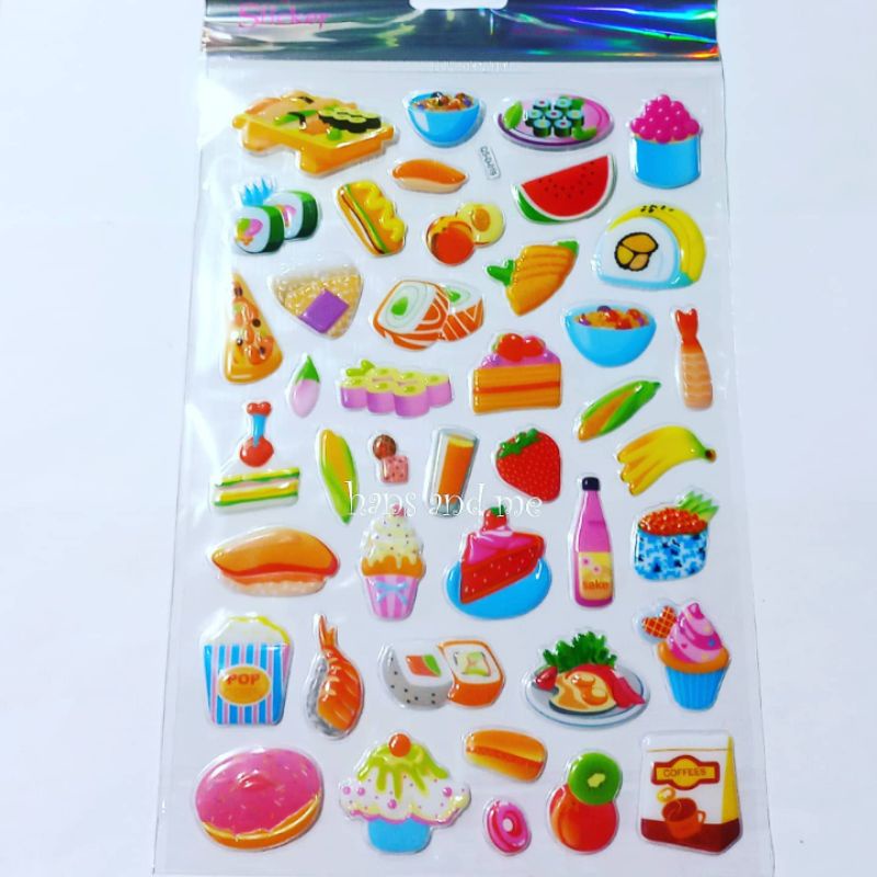 

Sticker Anak Stiker Timbul Makanan (GQ)
