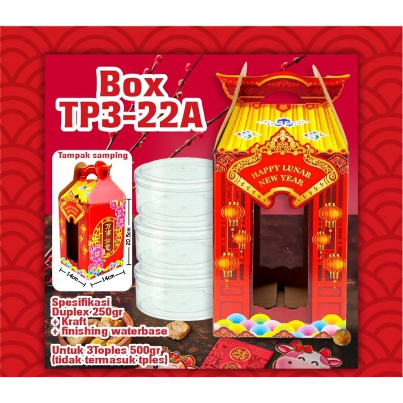 

Dus Imlek - Box Imlek - Packaging Imlek 3 toples 500 gram