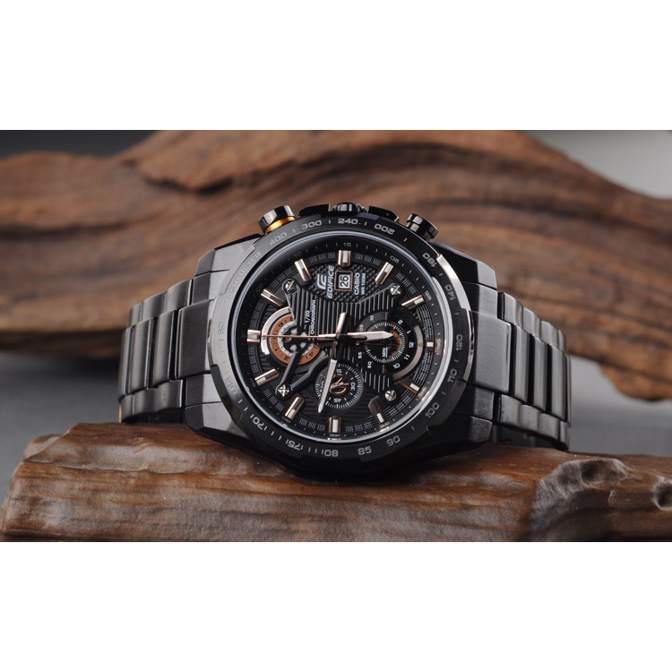 Hot Jam Tangan Pria Casio Edifice EFR 523BK EFR523BK EFR 523BK Berkelas
