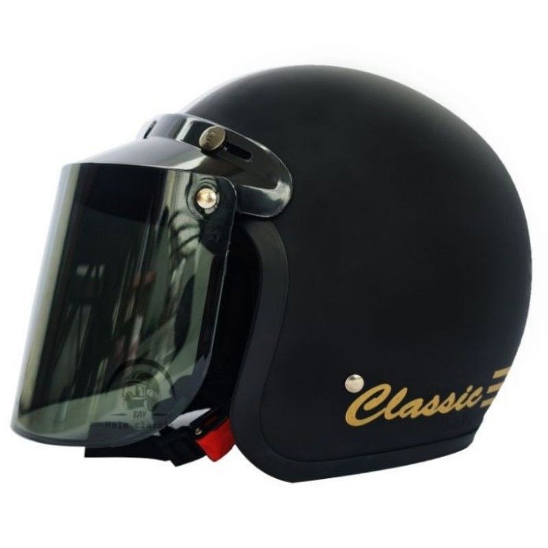 HELM BOGO POLOS KACA DATAR / HELM BOGO DEWASA SNI