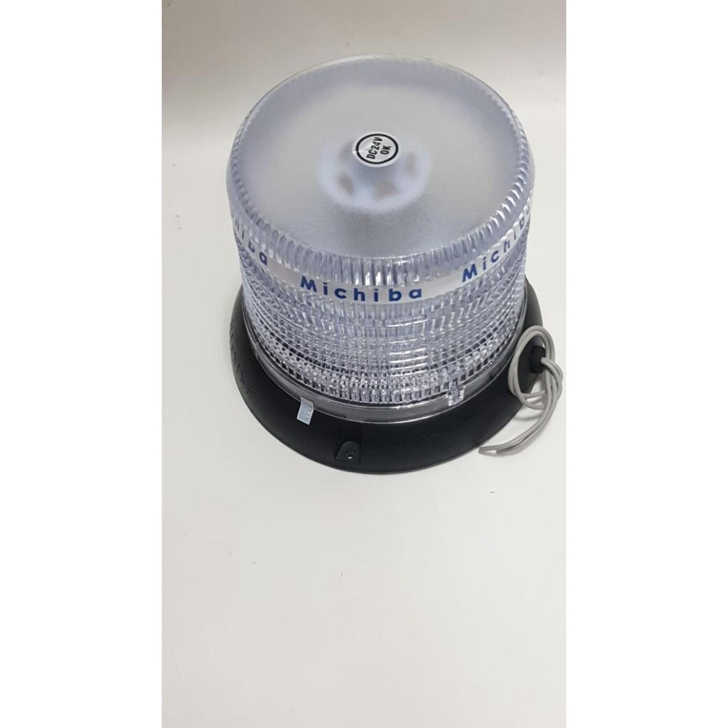 EXTRA PROMO❤️ Lampu Rotary Mini Rotari Led Blitz Aksesoris Mobil Truk Michiba 12cm - Putih