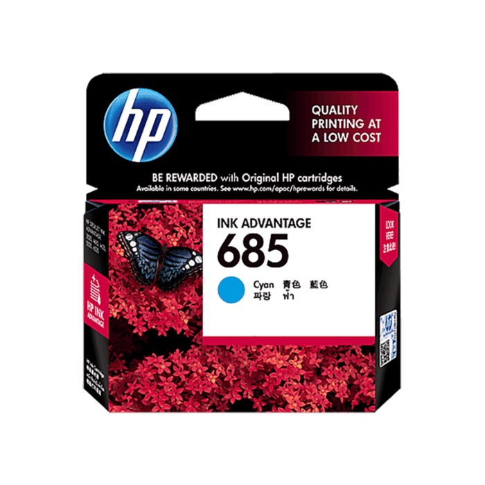 Tinta HP 685 Cyan Original Cartridge - CZ122AA