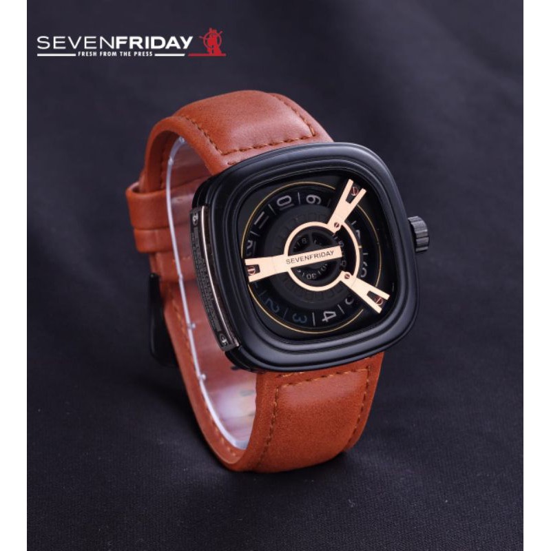 Jam Tangan Pria Seven Friday Tali Kulit