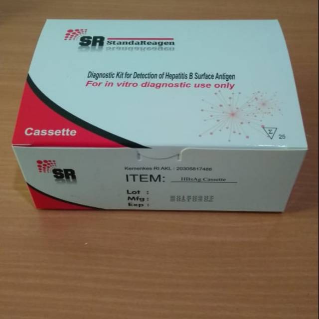 rapid tes standareagen HbsAg cassette