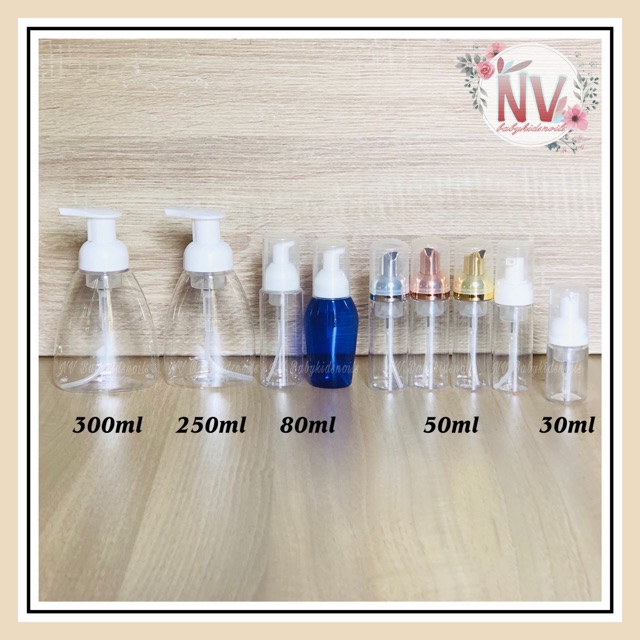 BOTOL SABUN BUSA / FOAMING PUMP BOTTLE  / BOTOL SABUN FOAM PUMP 30ml 50ml 80ml 250ml 300ml