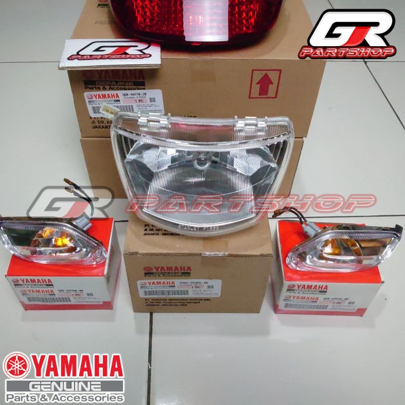 lampu set f1zr vega old ori ygp fizr fiz f1z r reflektor depan sen stoplamp stop lamp fullset fiting bohlamp original yamaha