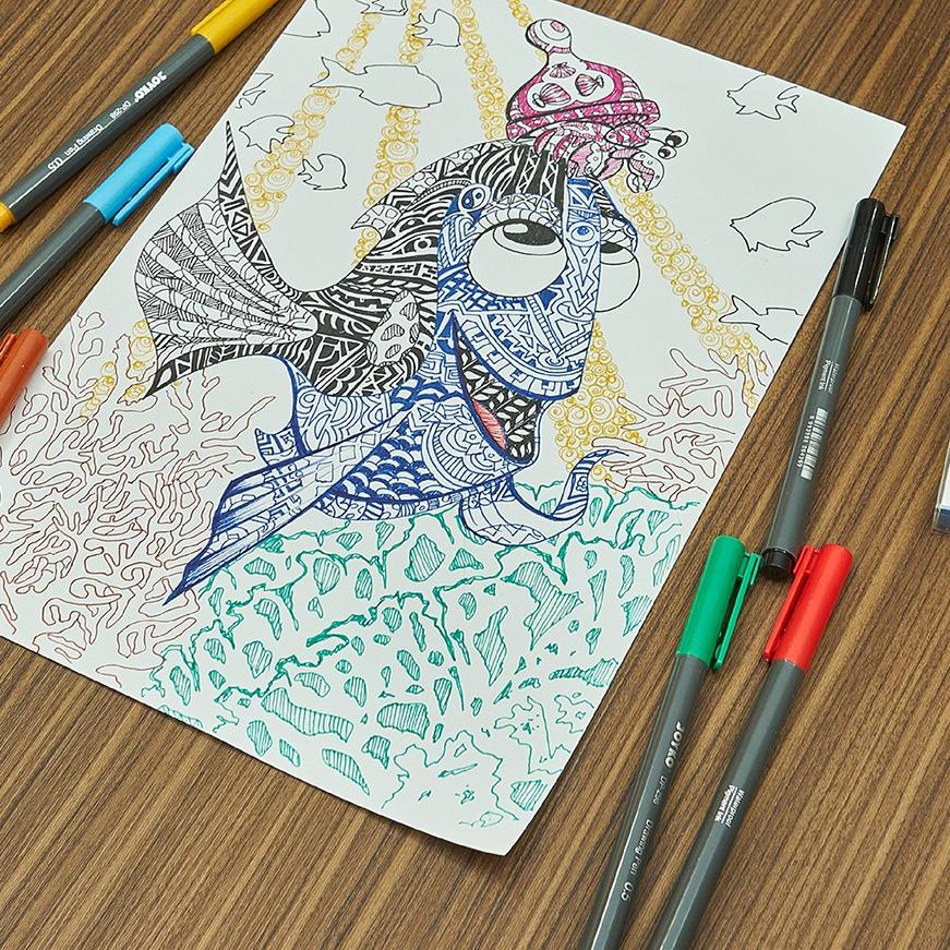 

Kekinian - Drawing Pen Pena Gambar Joyko DP-298S-059C 1 Set 9 Pcs ~