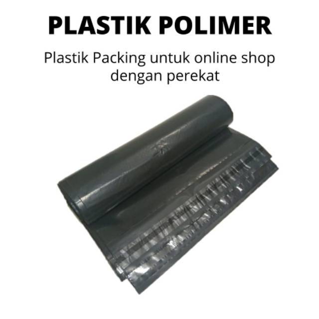 RC ISI 100 PCS  PLASTIK ONLINE SHOP + LEM / POLYMAILER TEBAL 28X42 (LBR-AN)