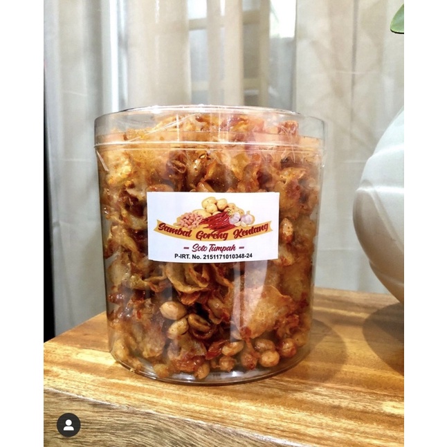 

Sambal goreng kentang (varian bulat) 500gram toples