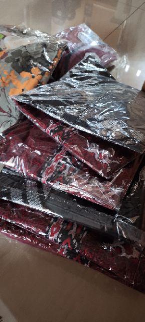 Risna Batik Hrb026 Kenongo Hem Pendek Padi Pekalongan M L Xl Batik Pria Murah Modern Grosir Batam 03