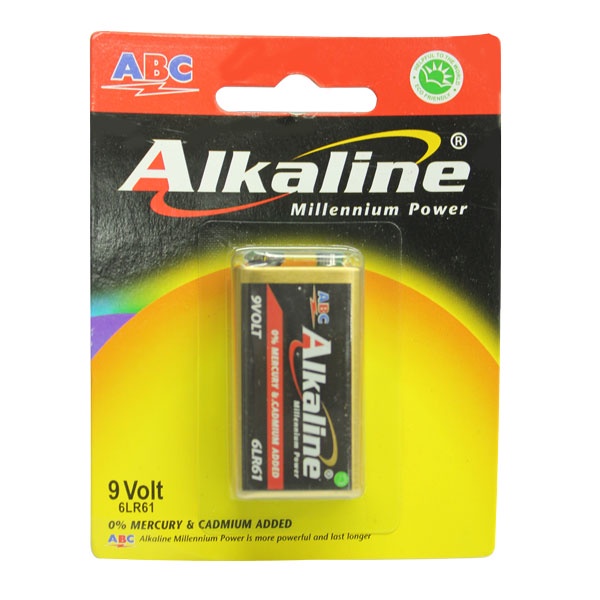 ABC ALKALINE 9 VOLT