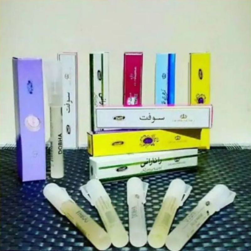 Paket Selusin/12 pcs Parfum Dobha 8Ml PEN Spray Bisa Campur Aroma
