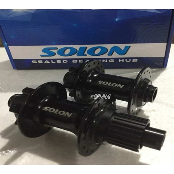 HUB FREEHUB SOLON DH951 NON BOOST 32H DISC BRAKE 6 BOLTS TA 6 PAWLS BLACK JANGKRIK