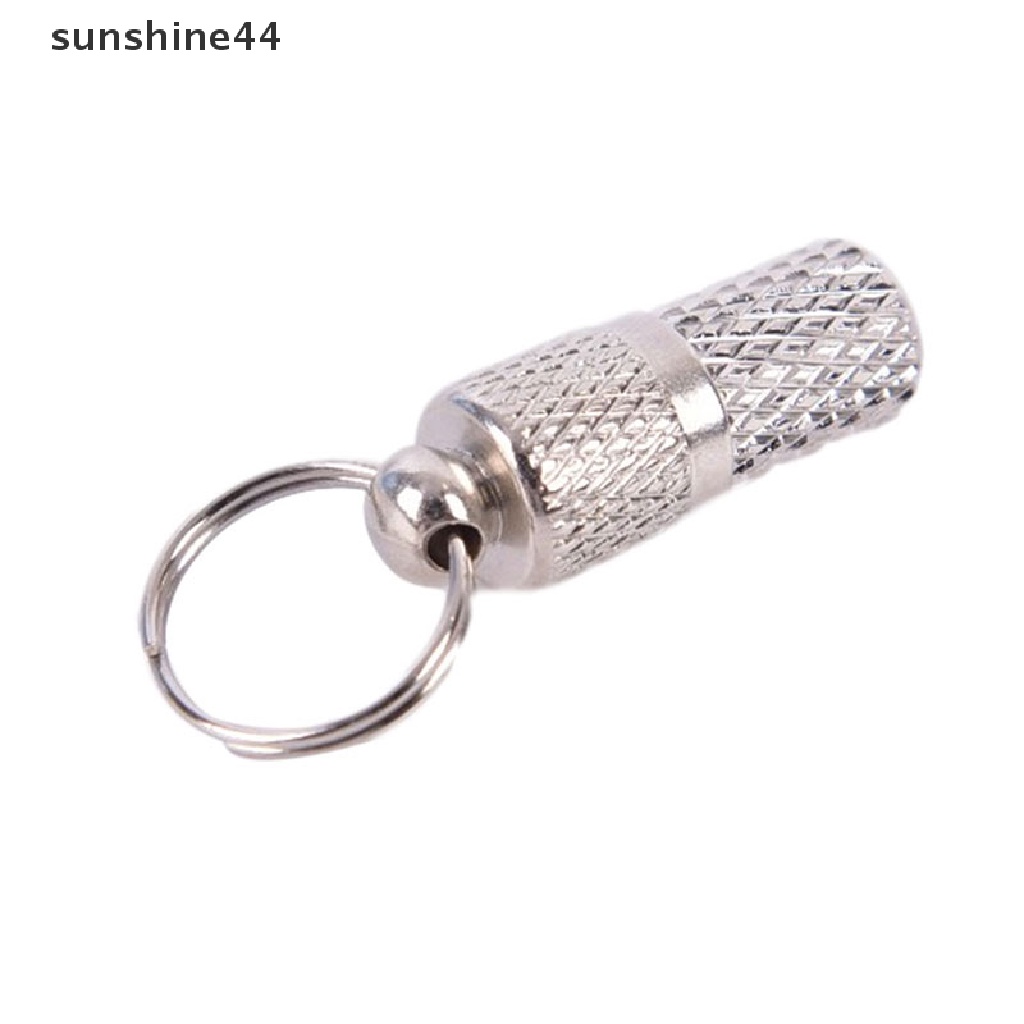 Sunshine Tabung LABEL Identitas Alamat Bahan METAL Untuk Kalung Anjing / Kucing