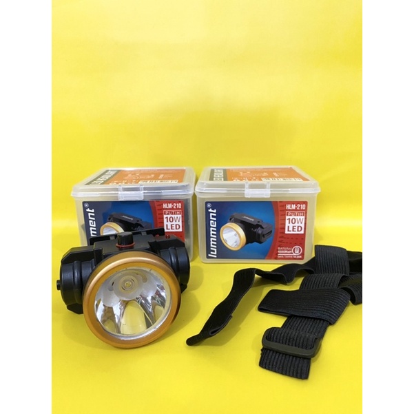 LAMPU SENTER KEPALA LUMMENT / LAMPU SENTER / SENTER KEPALA MEMANCING / LED HEADLIGHT / SENTER KEPALA PUTIH / SENTER 10watt LED